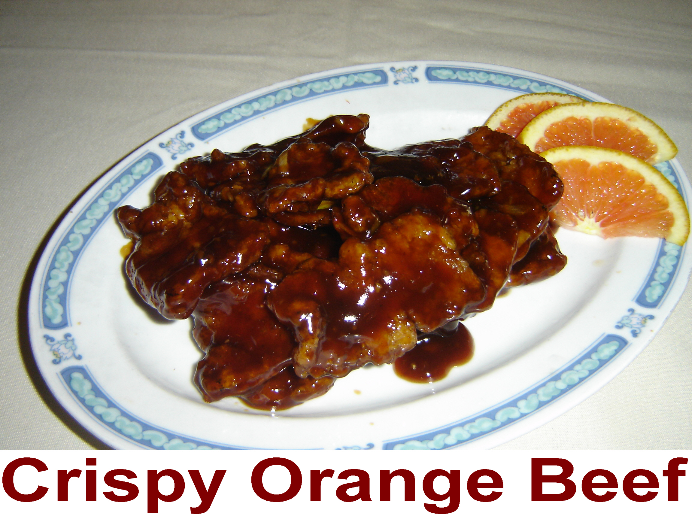 Crispy Orange Beef