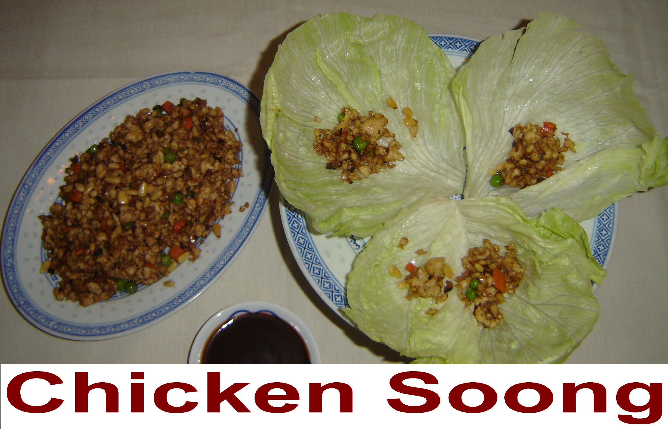 Chicken Soong (4 lettuce wrap)